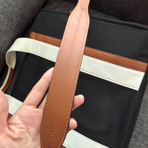 Chloé Cotton Canvas Logo Changing Bag with Leather Trims - Picture 4 of 12